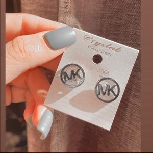 MK stainless steel earrings